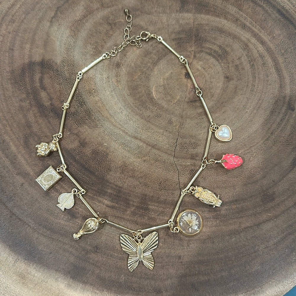 Gold Charm Necklace